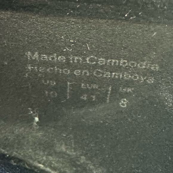 ALDO Velvet Faux Leather Metallic Heel Loafers Flats Shoes Women’s Size 10 - Picture 7 of 7